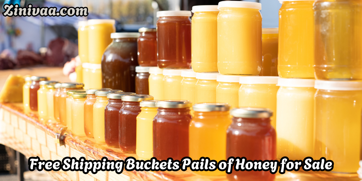 Free Shipping Buckets Pails of Honey for Sale