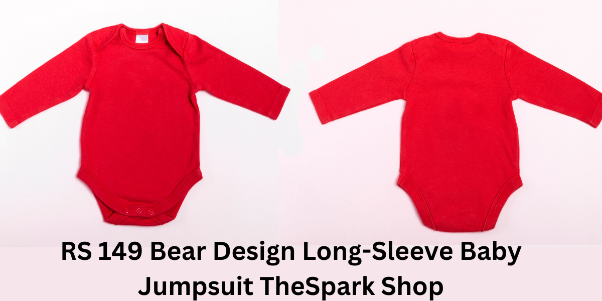 RS 149 Bear Design Long-Sleeve Baby Jumpsuit TheSpark Shop