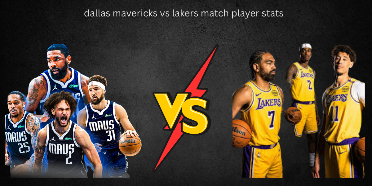 dallas mavericks vs lakers match player stats
